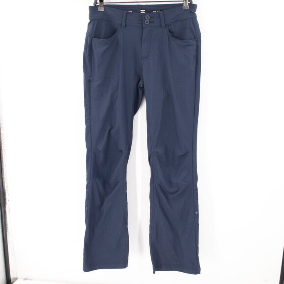 Prana Halle II Pants Womens 8 Regular Standard Fit UPF 50+ Roll Up Hem bootcut - Picture 1 of 13